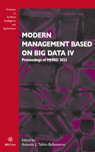 Book cover_Modern Management based on Big Data IV: Proceedings of MMBD 2023