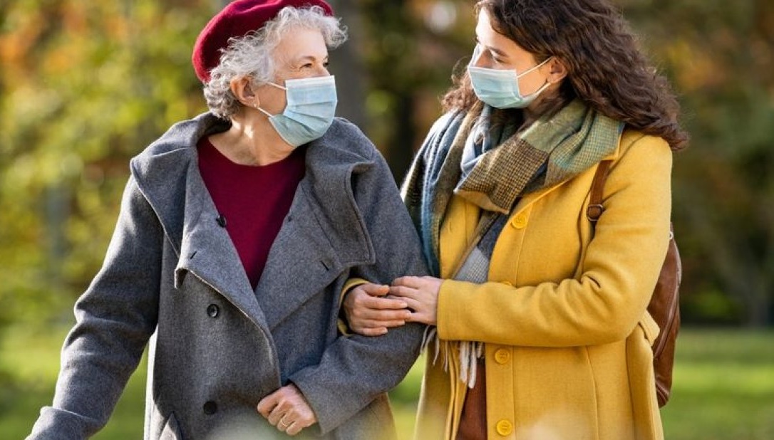 women wearing masks during COVID-19 pandemic