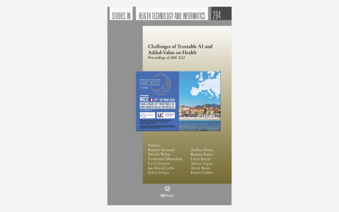 Book cover_Challenges of Trustable AI and Added-Value on Health
