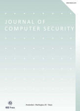 Journal of Computer Security Cover